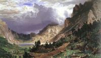 Bierstadt, Albert - Storm in the Rocky Mountains, Mt. Rosalie